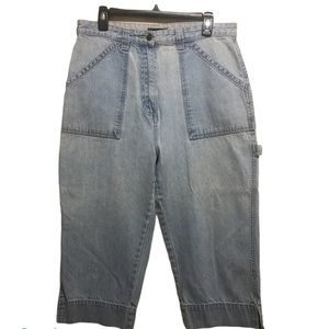 Vintage Bill Blass Cargo Capri Jeans